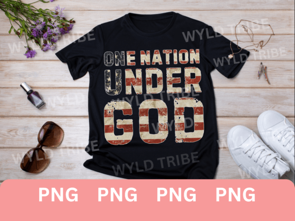 Download One Nation Under God 4th of July PNG - Premium Resources