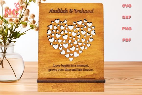 Download Heart Love Plaque - Glowforge Laser Cut - Glowforge laser Collection