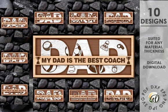 Download 3D Personalized Gifts for Dad Bundle - Gifts for dad Collection