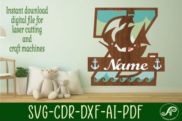 Download Nautical Monogram Letter Z SVG Cut File - Nautical monogram Collection