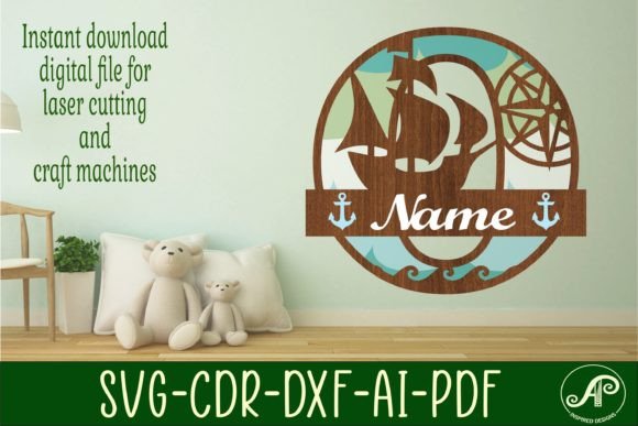 Download Nautical Monogram Letter O SVG Cut File - Nautical monogram Collection